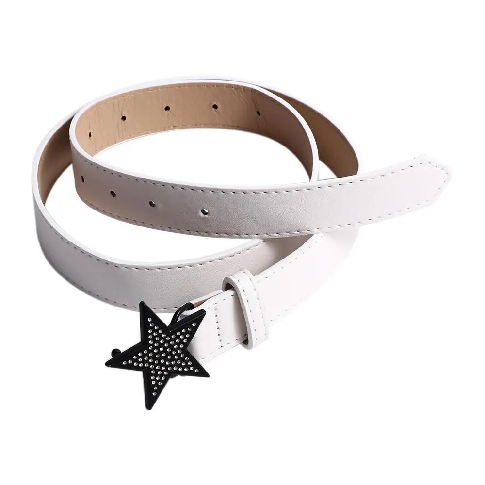 Accessories Width Waist Belt Retro Y2k Waist Strap Corset Belt Adjustable Waistband Women Waist Belt Star Buckle Belt