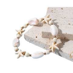 2024 New Bohemian Bracelet Summer Beach Starfish Bracelet for Women Girls Beads Friendship Bracelet Fashion Jewelry Accessory
