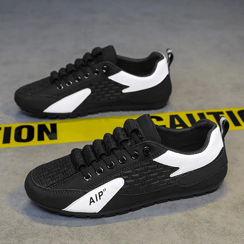 New men's shoes, summer men's fashion casual sneakers, trendy shoes, kick-off drives, soft-soled beanie shoes tenis masculino