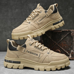 Men's shoes four seasons outdoor work shoes soft sole comfort labor shoes breathable anti-slip work boots caausl youth tide shoe
