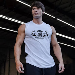 Men’s Gym Tank Top Clothing Summer Quick-dry Vest American Basketball Sports Sleeveless T-shirts Fitness Workout Breathable Tops