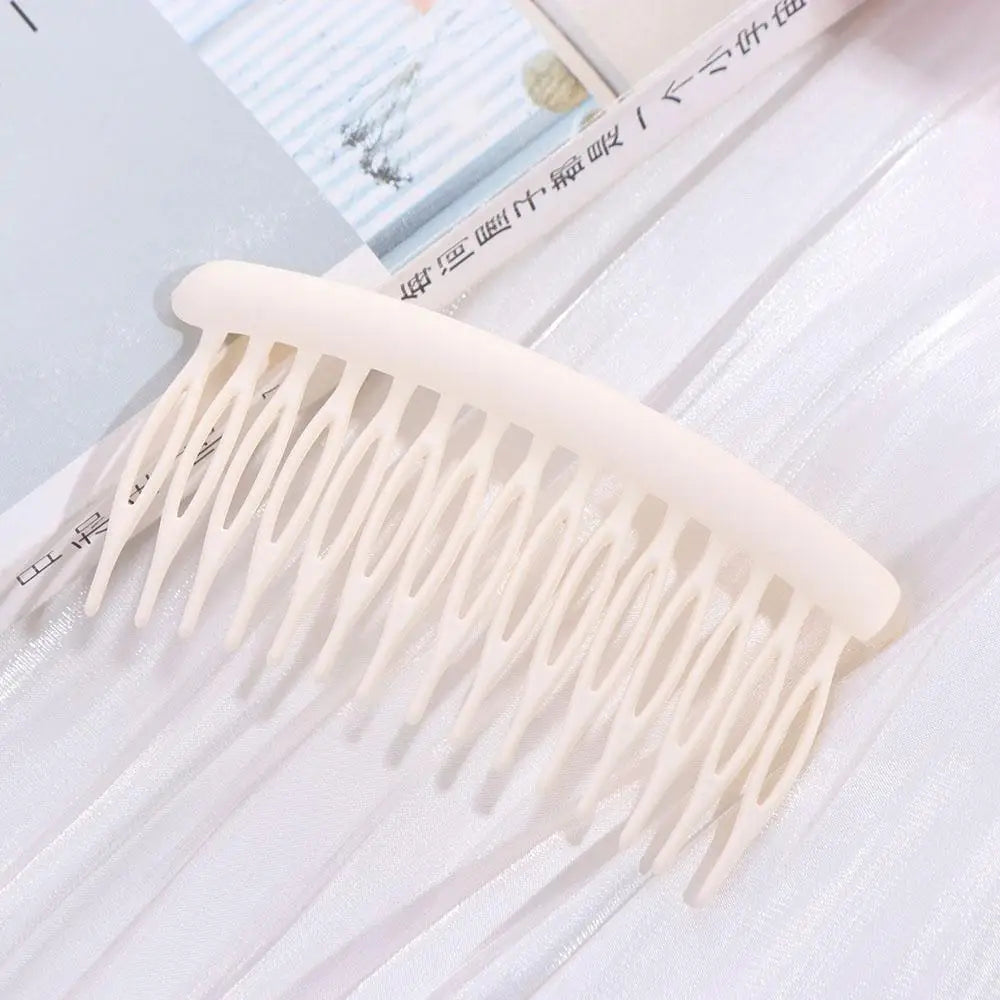 Hair Accessories 15 Teeth Women Hair Clip Frosted Headwear Hair Comb Clip Fashion Headdress Broken Hair Hairpins Women