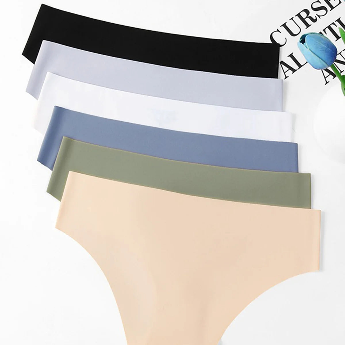 3Pcs Seamless Breathable Women's Underwear Low Waist Invisible Women's Underwear Comfort Fashion Sexy Women's Underwear.