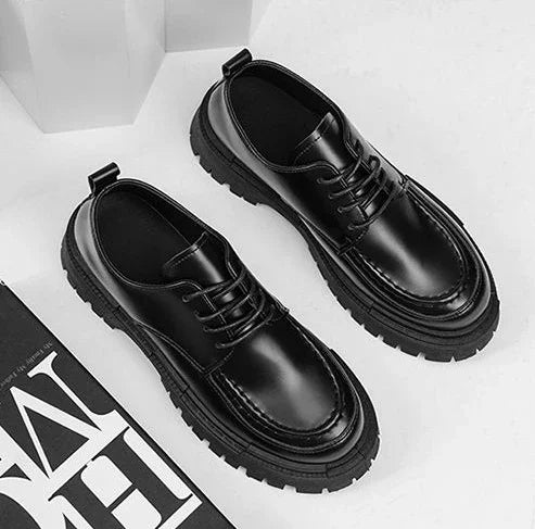 Men's Leather Shoes Dress Formal Business Male Casual Shoe High Quality Fashion Footwear Offer Classic Original Size 45 Adults