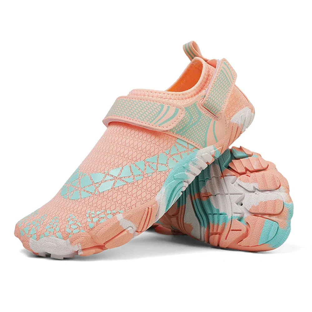 Water Shoes Women Men Quick Dry Five Finger Barefoot New Outdoor Upstream Wading Swimming Aqua Shoes Summer Beach Sneakers 2025