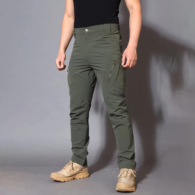 Men's Outdoor Military Casual IX9 IX7 Tactical Track Pants Breathable Waterproof Camping Fishing Hiking Training Cargo Trousers