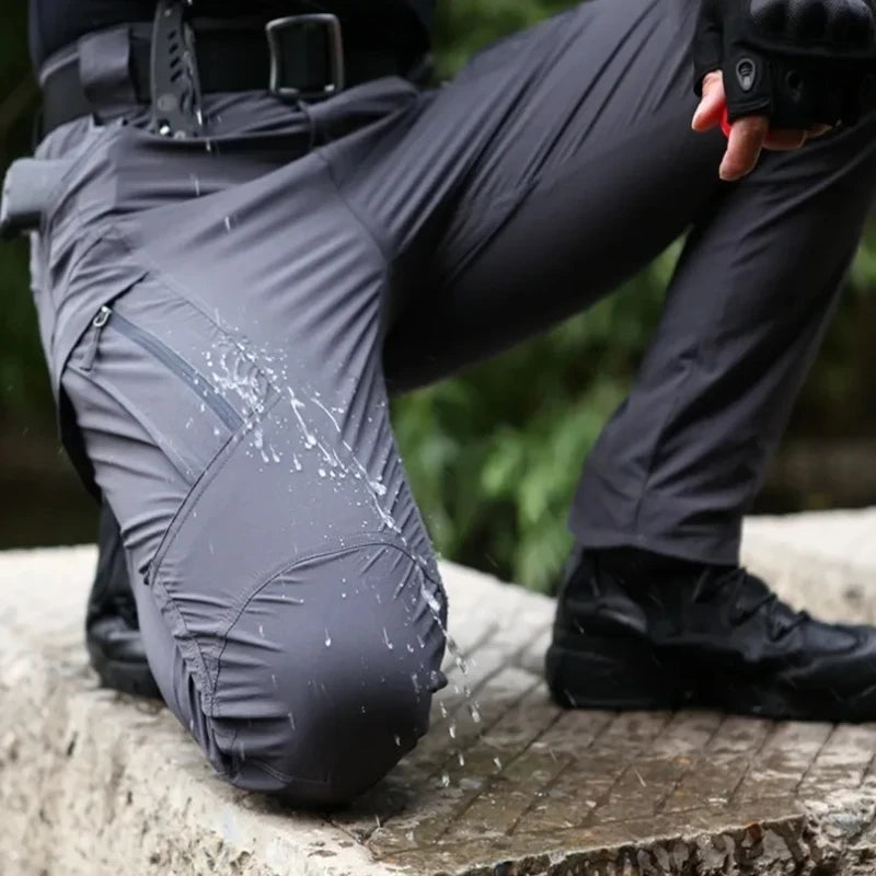 Men's Outdoor Military Casual IX9 IX7 Tactical Track Pants Breathable Waterproof Camping Fishing Hiking Training Cargo Trousers