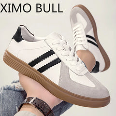 Shoes Men 2025 Trend Casual Sneakers Comfortable Lace Up Flats Tennis Shoe Breathable Walking Jogging Shoe