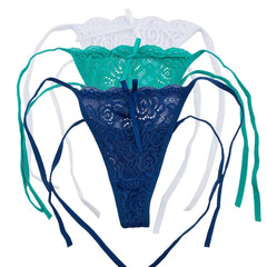Sexy Women's Intimates Underwear Briefs Lace Floral Knickers Lingerie Transparent