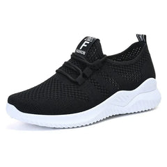 Shoes for Women 2024 New Casual Fashion Running Shoes Flying Woven Breathable Lady Casual Shoes Soft Sole Trend Fashion Sneakers