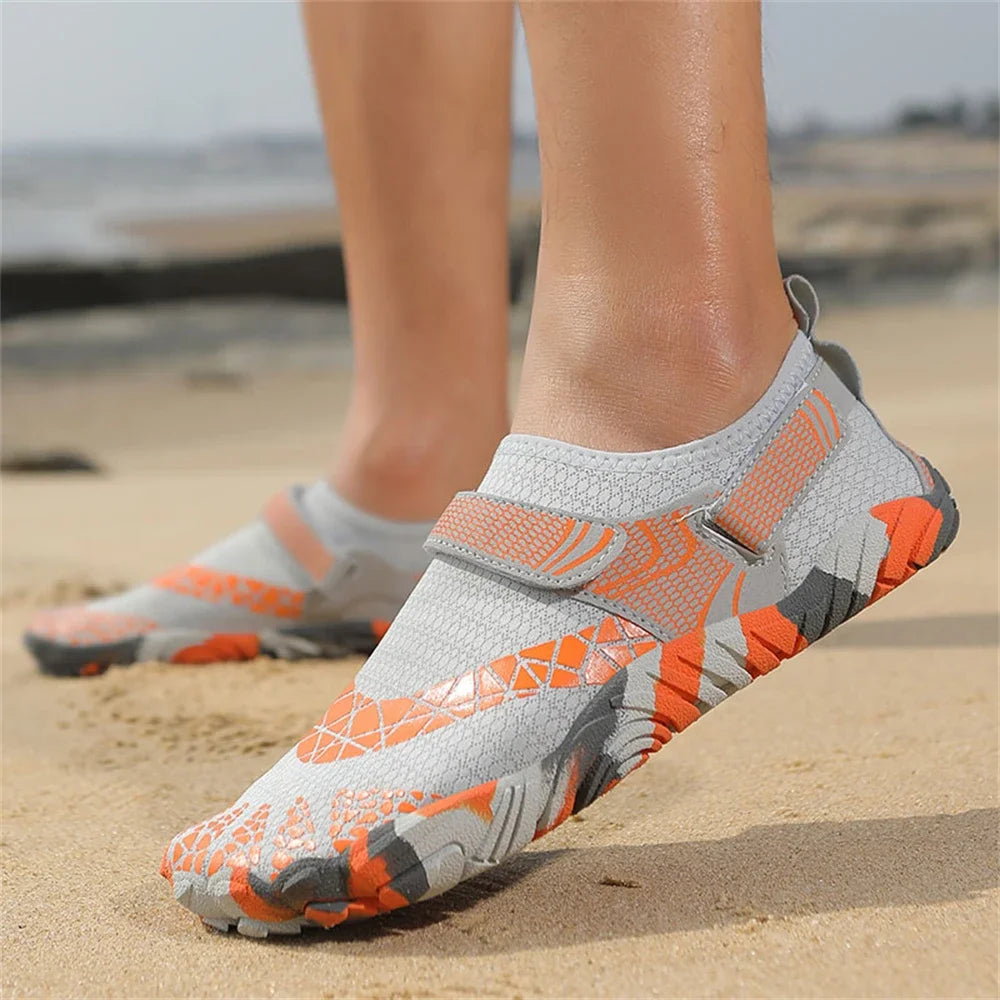 Water Shoes Women Men Quick Dry Five Finger Barefoot New Outdoor Upstream Wading Swimming Aqua Shoes Summer Beach Sneakers 2025