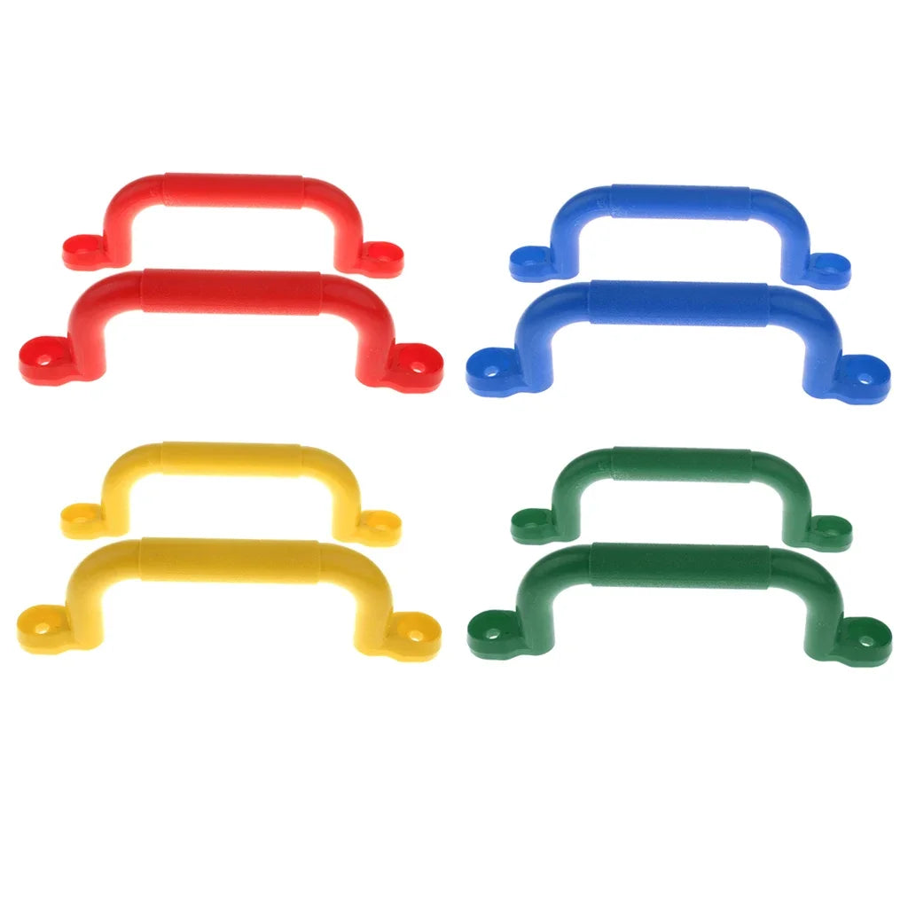 1 Pair Kids Outdoor Toys Children Playground Safety Nonslip Handle Mounting Hardware Kits Climbing Frame Swing Toy Accessories