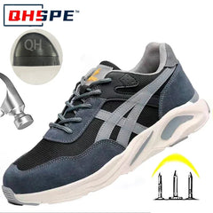 New Lightweight and Breathable Labor Protection Shoes for Men and Women  Anti Smashing and Anti Piercing Steel Toe Safety Shoes