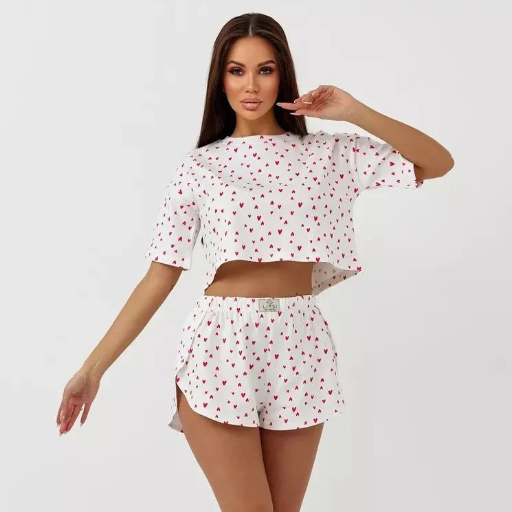 Women's Underwear Set Sexy Women Big Size Summer Pajamas Women's Home Suit Pijama Sleepwear for Sleeping Pajama Shorts Woman