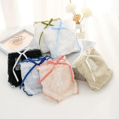 27.Sexy Underwear women Transparent Low-Rise Lace Panties Female Underpants Intimates Lingerie L-XL Women Briefs
