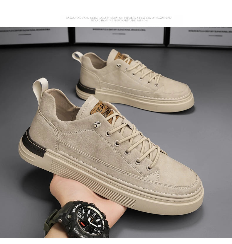 New Shoes for Men Comfortable Flat Men's Casual Shoes Outdoor Wild Men's Sneakers High End Fashion  Shoes Male