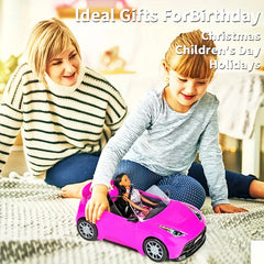 Car Model Kids Toys Car Outdoor Children Game Dollhouse Accessories for 30cm Girl Doll DIY Birthday Christmas Present Gift Toy