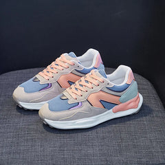 Women's Sports Shoes Casual Shoes Fashionable Women's Soft Flat Shoes Breathable and Shock-absorbing Lightweight Easy To Run