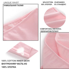 FINETOO 5PCS/Set M-XXL Panties Women Cotton Lingerie Woman Underwear Sexy Femme Underwear Girls Underpant Panty 7 Solid Colors