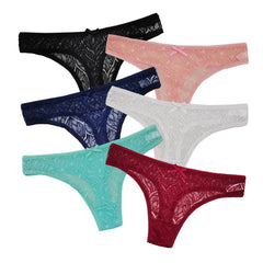 Sexy Panties Women Lace Silk Underwear Low Waist V-Waist Briefs Cotton Crotch Breathable Quick-Drying Sports Underwear