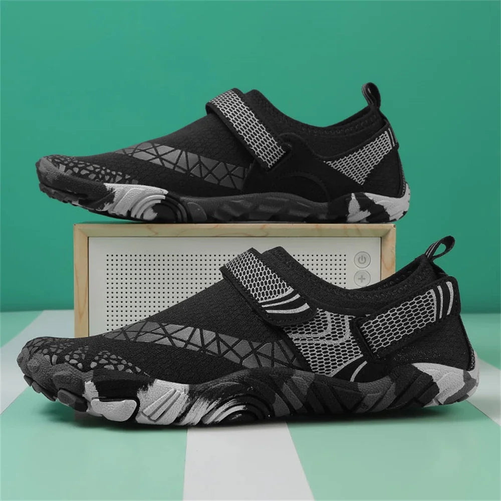 Water Shoes Women Men Quick Dry Five Finger Barefoot New Outdoor Upstream Wading Swimming Aqua Shoes Summer Beach Sneakers 2025