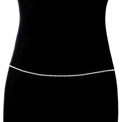 Beach Accessories New Summer Hot Bikini Rhinestone Waist Chain Sexy Body 2023 Women's Trend Trends Waist Beads with Crystals