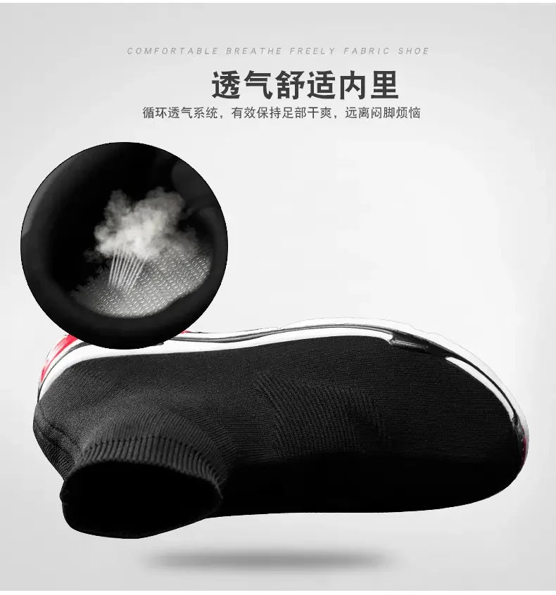 Shoes for Men Sneakers Men All Brands Tennis Loafers Shoes Tide Women Elastic Socks Shoes Fashion Casual Shoes Large 2024 Autumn