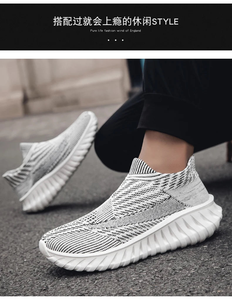 2025 Men Women Shoes Comfortable Sneakers for Men Women Fashion Light Casual Shoes Slip-on Plus Size Couple Shoes