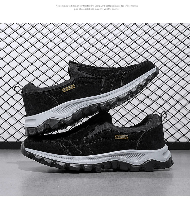 Men's Walking Shoes High-Quality Lightweight Non-Slip Outdoor Sports Shoes Comfortable Fashionable Hiking Shoes Loafers For Men
