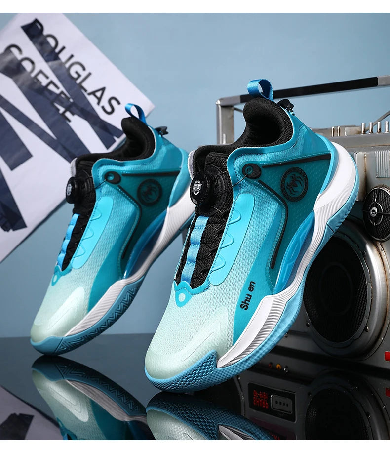 2025 Men'S And Women'S Basketball Shoes Lightweight Breathable Shock-Absorbing Anti Slip Daily Training Sports Shoes 36-45