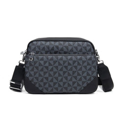 תיקי כתף מודפסים לגברים אביזרים מרובים תיקי עור לגברים תיק יד עם שרשרת תיקי כתף צלב גוף