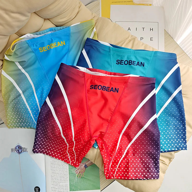 Men's Swimsuits Beach Shorts Low-Waist Swimming Trunks Comfortable Hot SEOBEAN Shorts Men's Swimwear Beach Accessories