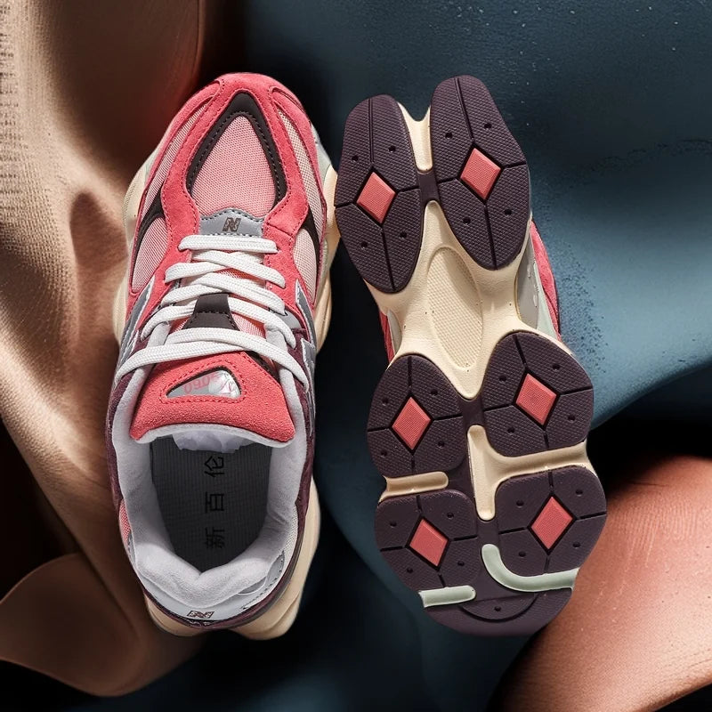 Women's shoes 2024 summer 1906R sports shoes men's shoes retro casual dad shoes brown gray blue