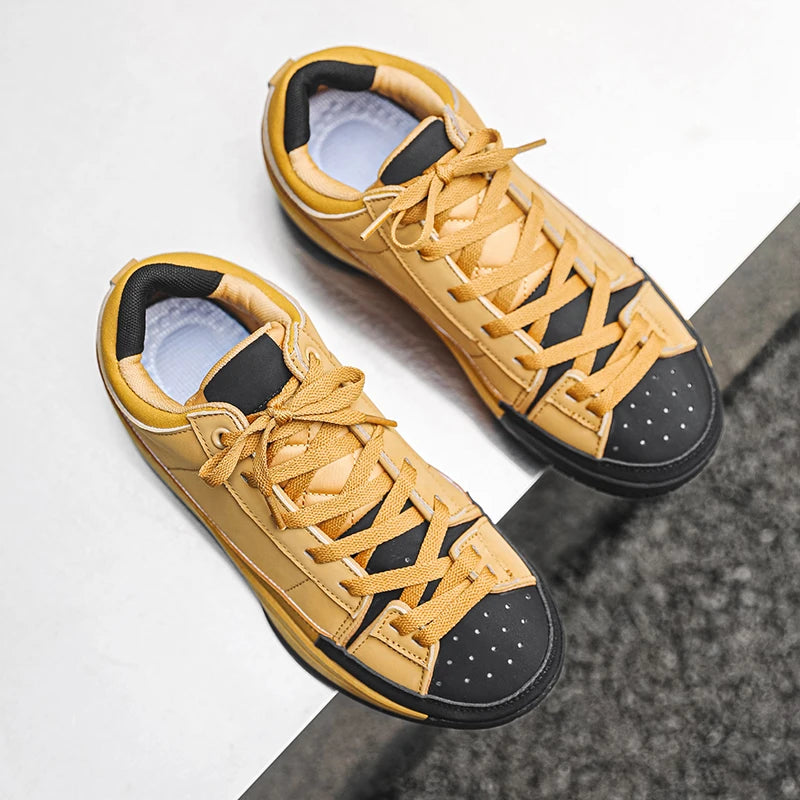 Men's shoes - Spring/Autumn light and fresh street sports casual shoes that are versatile and retro trendy.