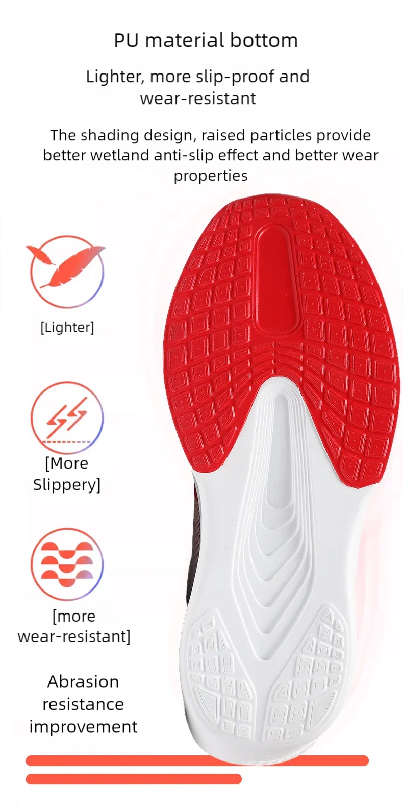 Men's sports shoes fashion versatile new four season breathable casual thick sole anti slip wear-resistant leisure sports shoes