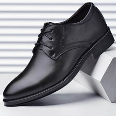 Men Dressing Shoes Formal for Men's Casual Shoe Leather Social Wedding Designer Pointed Toe Black Office Winter Shoes Brand 2024