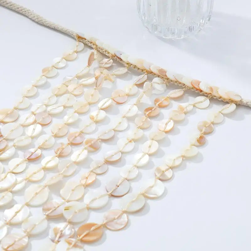 Bead Handmade Woven Shell Tassel Necklace Summer Beach Style Multi-layered Collarbone Chain Women's Fashion Jewelry Accessories