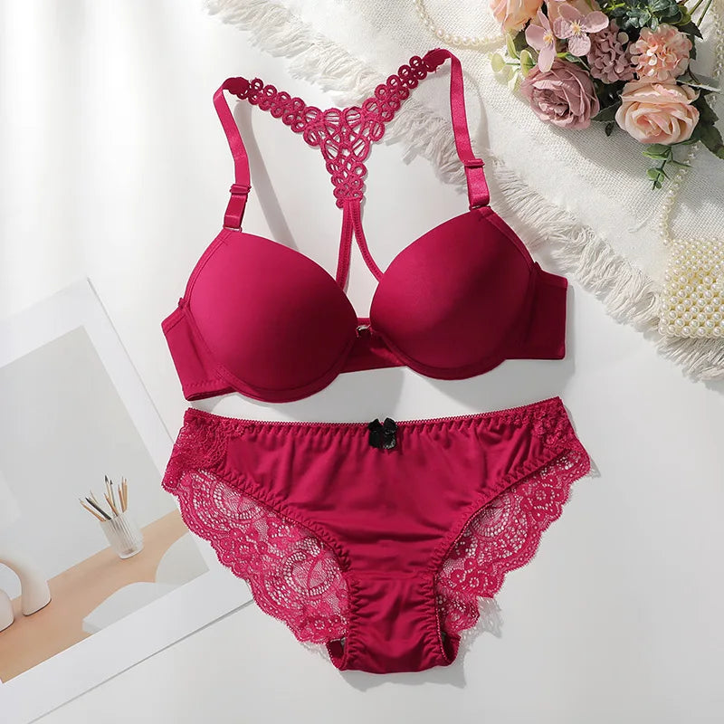 Women's Lingerie Ultra Sexy Lingеrie Female Underwear Lace Lingerie Set Woman Hot Lingeries Sets for Women Bra and Panty Set