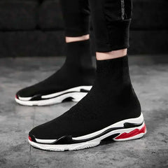 Shoes for Men Sneakers Men All Brands Tennis Loafers Shoes Tide Women Elastic Socks Shoes Fashion Casual Shoes Large 2024 Autumn