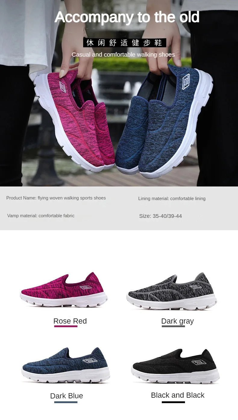 2023 Autumn New Shoes Men's Casual Shoes Fashion Couple Shoes Breathable Walking Shoes Women's Outdoor Flat Shoes Plus Size36-44
