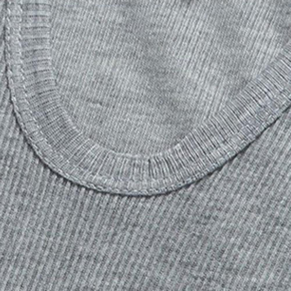 Men's Sleeveless Tank Tops Solid Color Slim Fit Fitness Gym T-Shirt Workout Undershirt Bodybuilding Running Vest