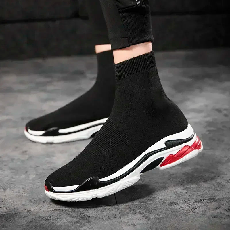 Shoes for Men Sneakers Men All Brands Tennis Loafers Shoes Tide Women Elastic Socks Shoes Fashion Casual Shoes Large 2024 Autumn