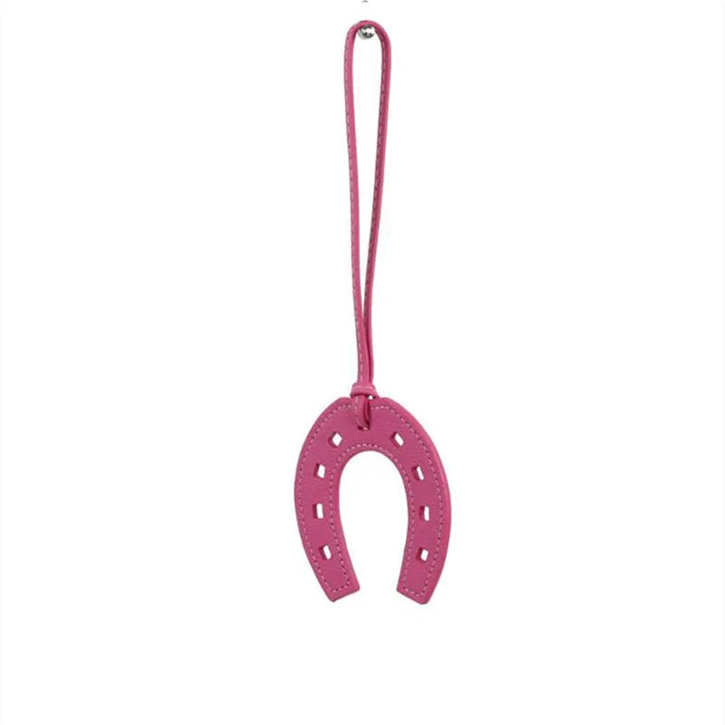 Fashion Designer  PU Faux Leather Shoe Boot Horseshoe Keychain Pendant For Women Ladies  Bag Charm Accessories Ornament Gifts