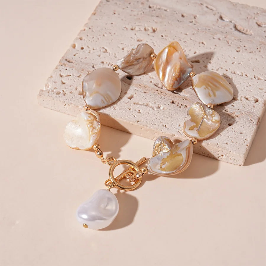Bohemian Shell Bracelet for Women Men Gold Color Summer Beach Charm Bracelets Bangles Wristband Jewelry Accessories Couple Gifts