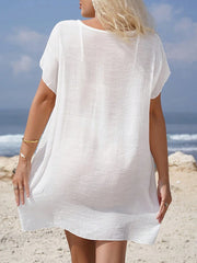Women Bathing Suit Cover Up Beach Swimwear Blouse Dress Summer Swim Beach Wear Bathing Suits Cover-Ups Beachwear