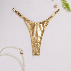 Women'S Triangle Swim Trunks Sexy Sexy Ladies Triangle Solid Color Swimming Trunks Female Swimwear Thongs trajes de baño mujer