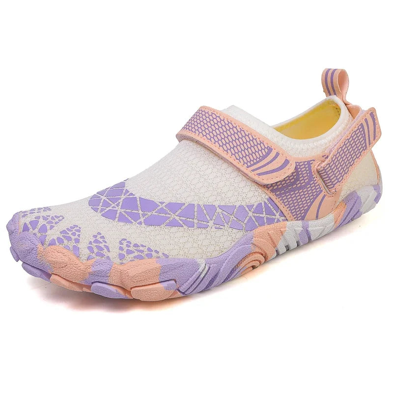 Water Shoes Women Men Quick Dry Five Finger Barefoot New Outdoor Upstream Wading Swimming Aqua Shoes Summer Beach Sneakers 2025