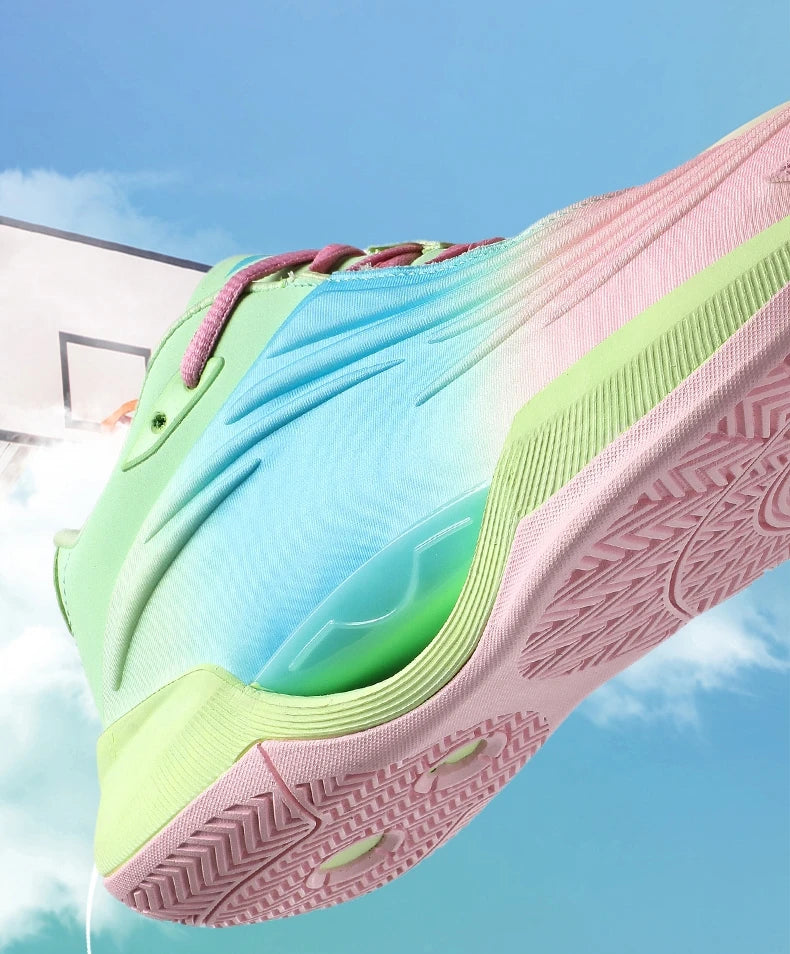 High-quality Men Basketball Shoes for Women Leather Basketball Sneakers Men Outdoor Rubber Anti Slip Sports Training Shoes Male