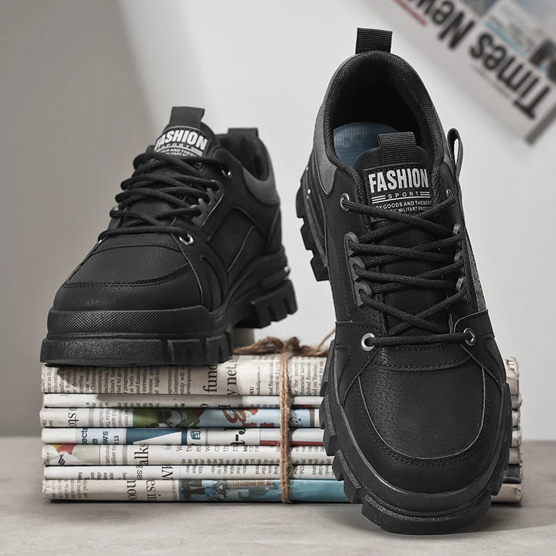 Men's shoes four seasons outdoor work shoes soft sole comfort labor shoes breathable anti-slip work boots caausl youth tide shoe