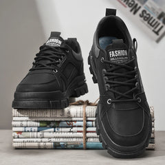 Men's shoes four seasons outdoor work shoes soft sole comfort labor shoes breathable anti-slip work boots caausl youth tide shoe